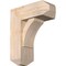 Ekena Millwork Thorton Craftsman Smooth Bracket w/ Offset Brace, Douglas Fir, 7 1/2"W x 18"D x 22"H BKT0806X18X22THR04SDF - alternate 1